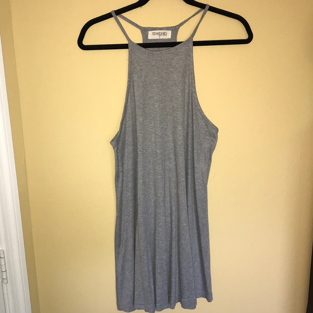 Short grey dress